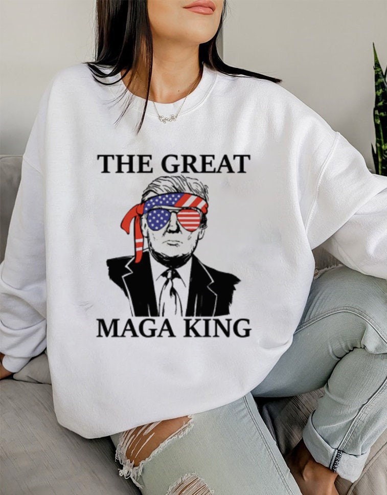Funny The Great Maga King Trump Ultra Maga King Unisex Sweatshirt Funny The Great Maga King Trump Ultra Maga King Unisex Sweatshirt