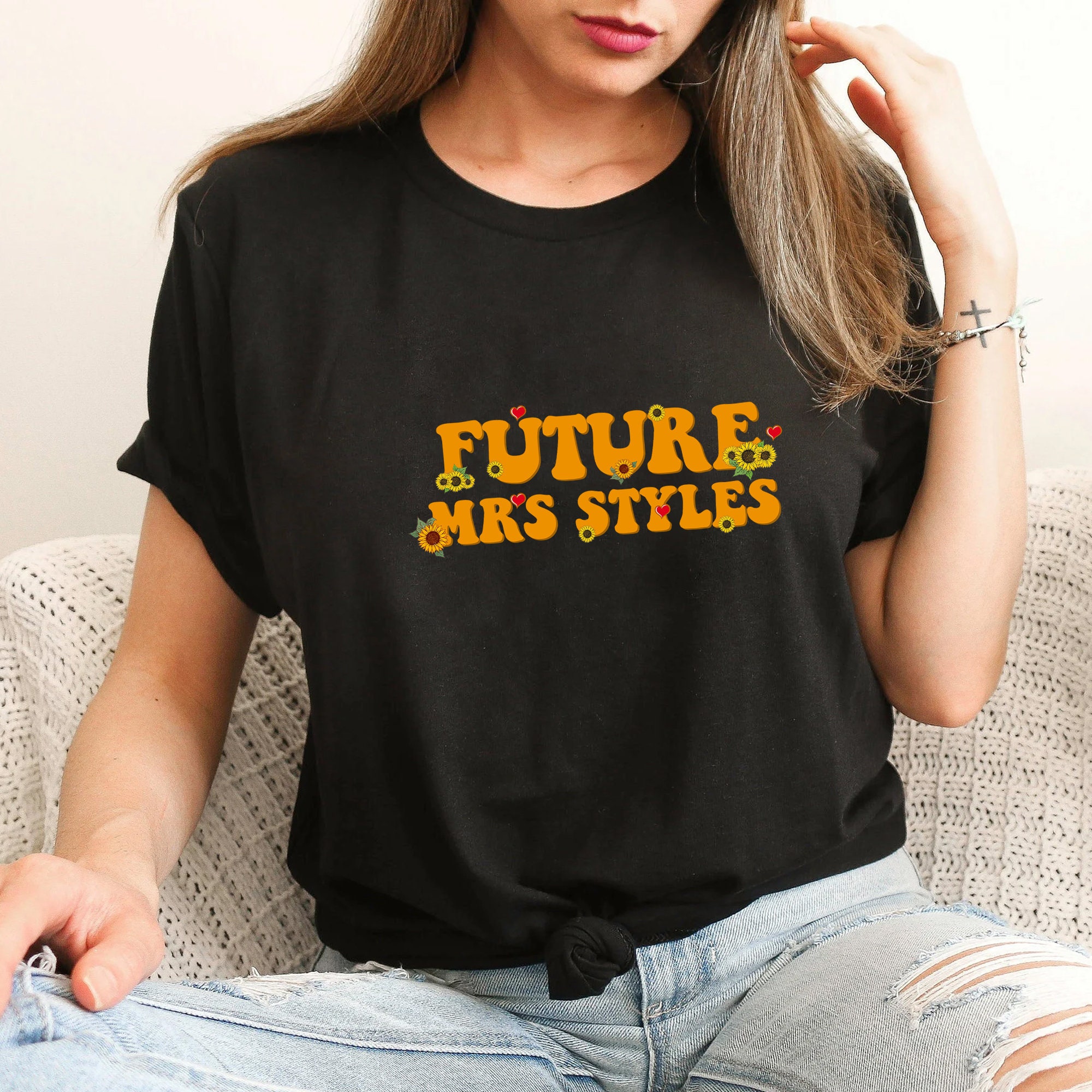 Future Mrs Styles Sunflower Unisex Sweatshirt Future Mrs Styles Sunflower Unisex Sweatshirt