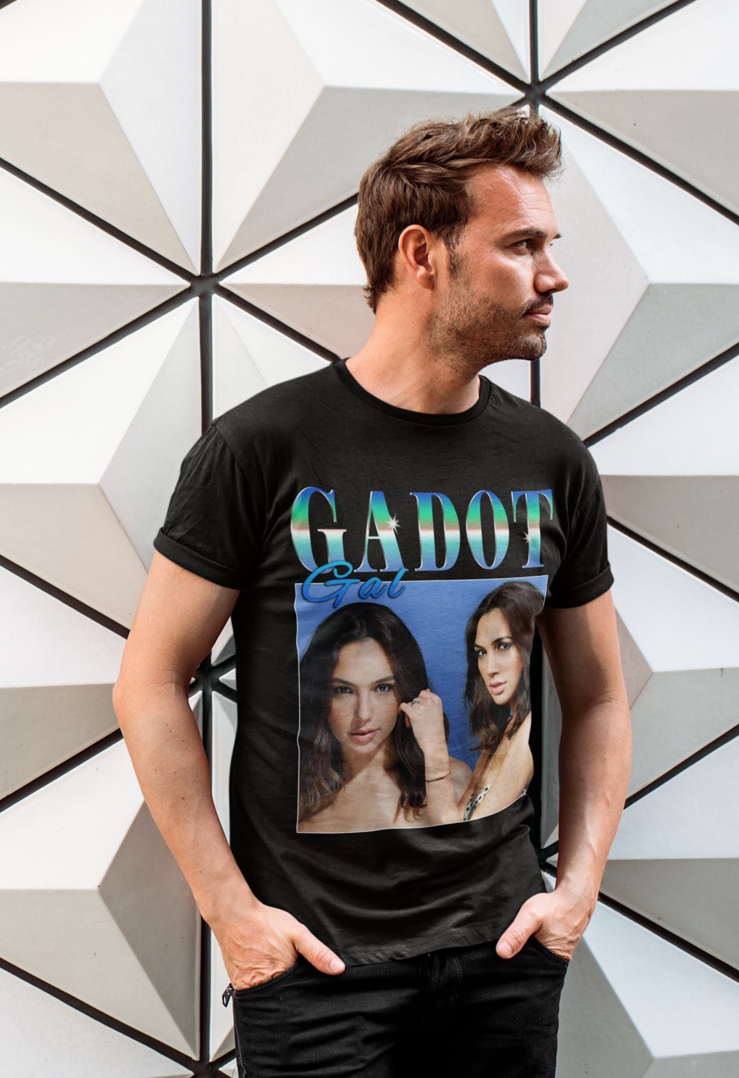 Gal Gadot Retro Vintage Unisex T-Shirt Gal Gadot Retro Vintage Unisex T-Shirt