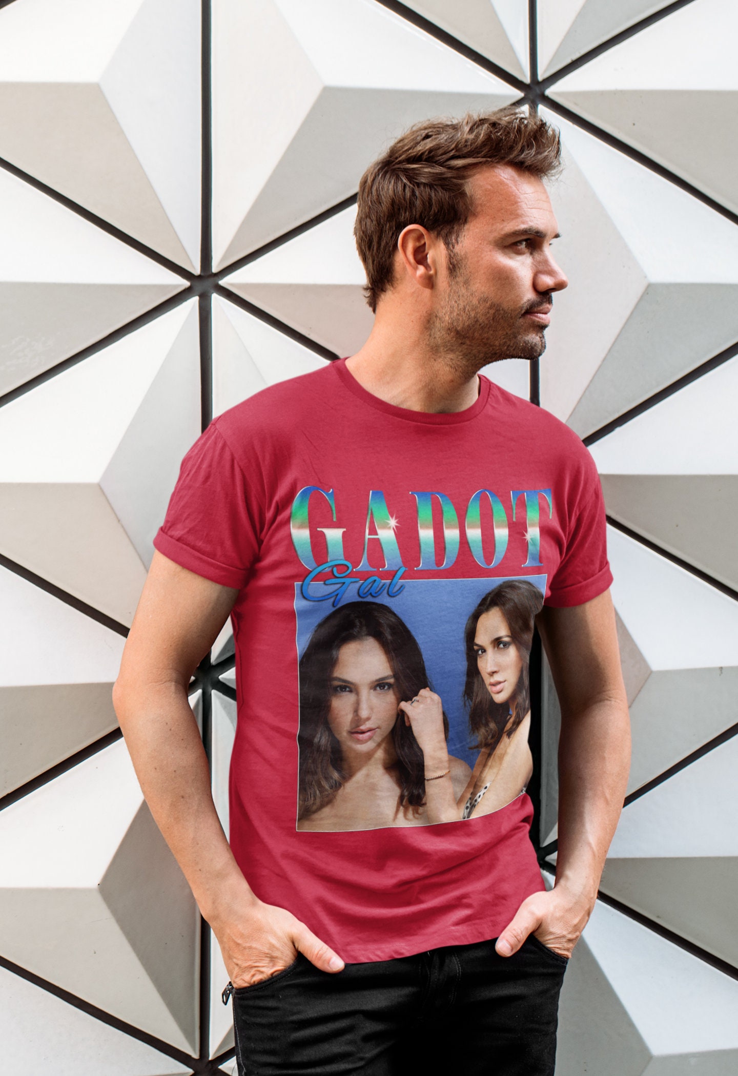 Gal Gadot Retro Vintage Unisex T-Shirt Gal Gadot Retro Vintage Unisex T-Shirt