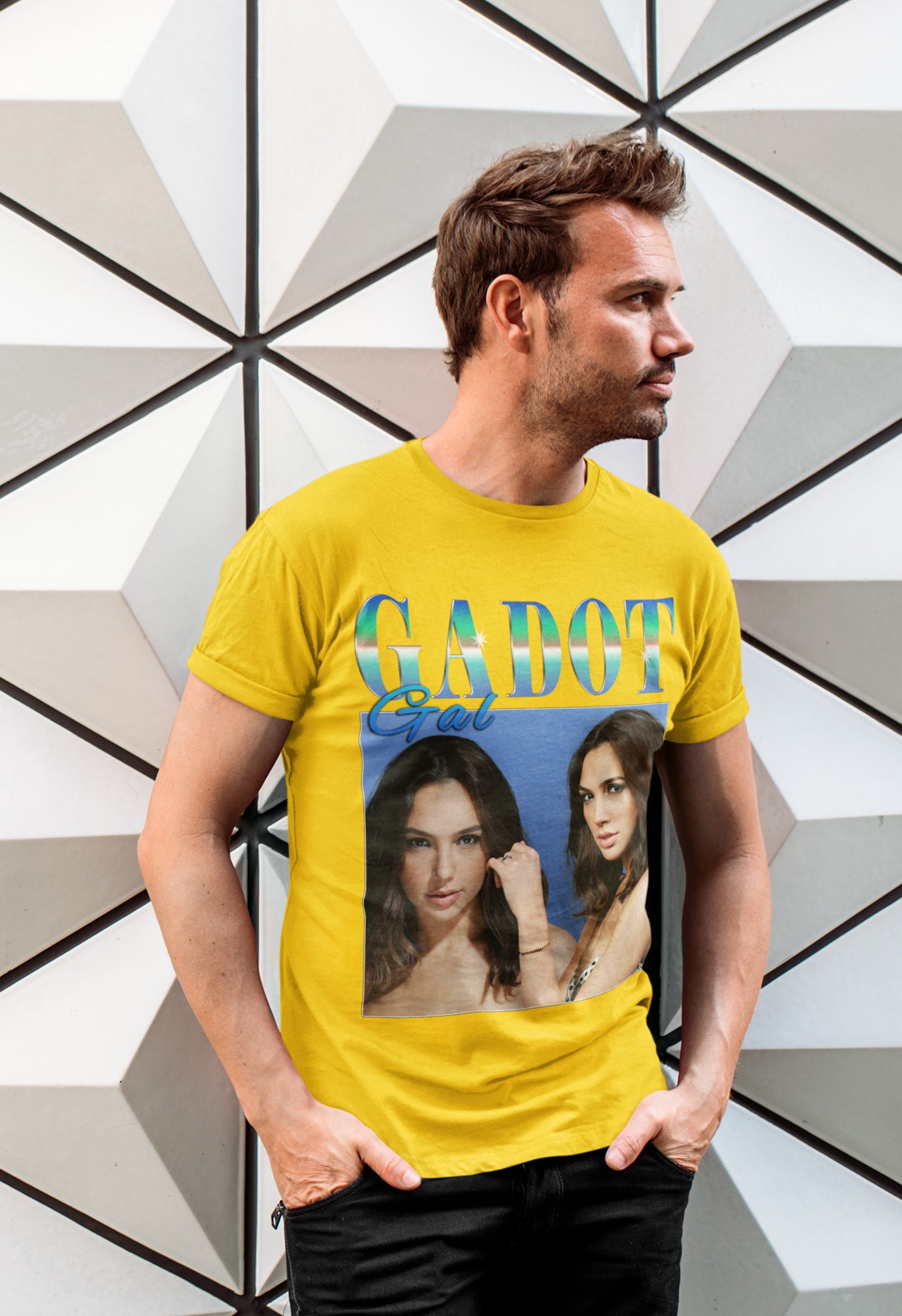 Gal Gadot Retro Vintage Unisex T-Shirt Gal Gadot Retro Vintage Unisex T-Shirt