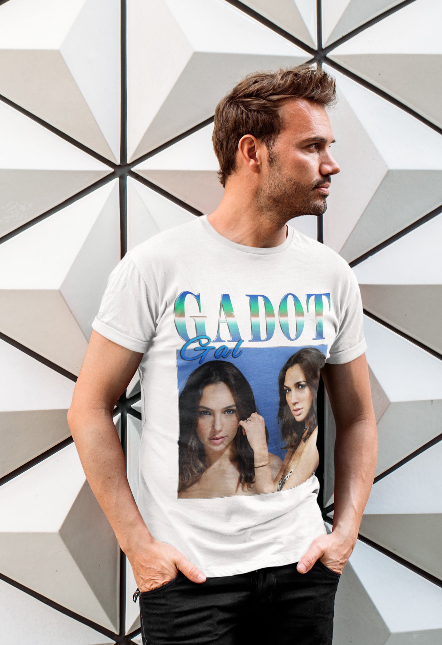 Gal Gadot Retro Vintage Unisex T-Shirt Gal Gadot Retro Vintage Unisex T-Shirt