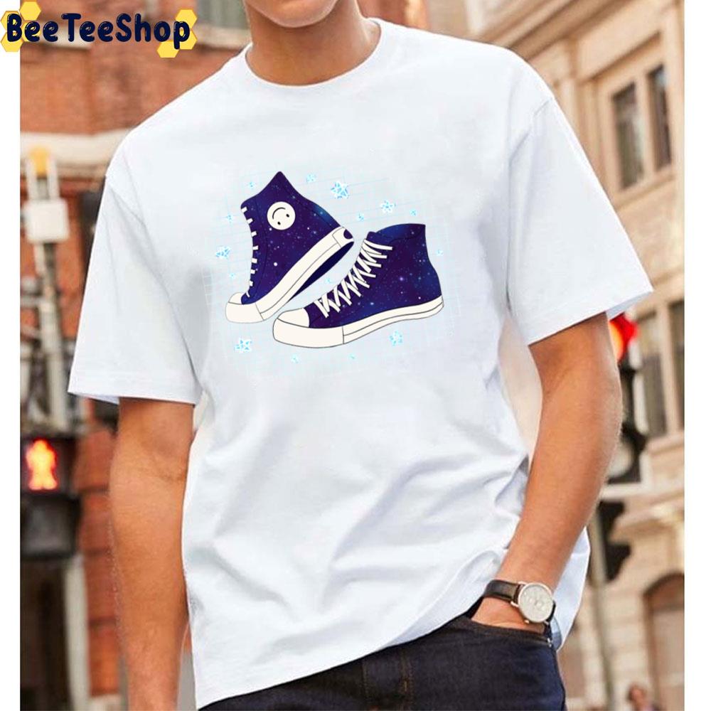 Galaxy Converse Shoes Unisex T-Shirt Galaxy Converse Shoes Unisex T-Shirt