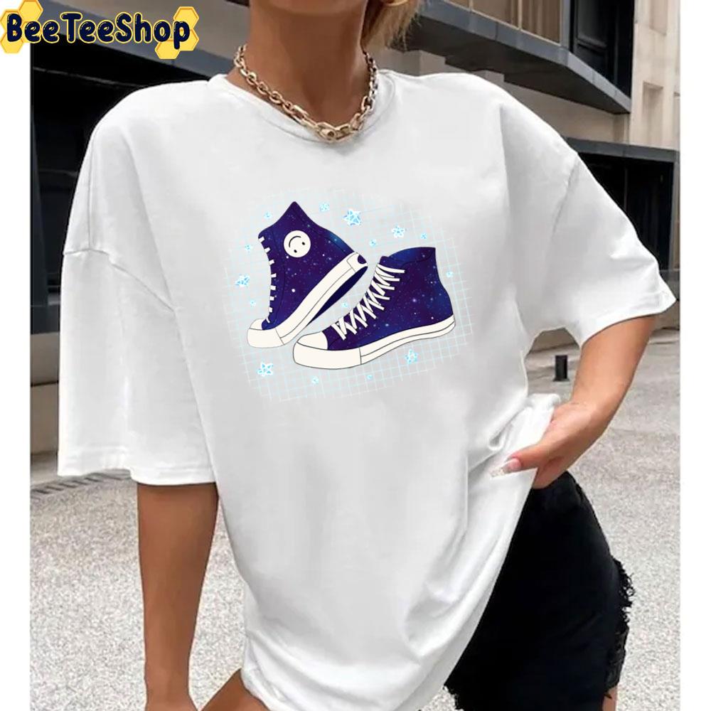 Galaxy Converse Shoes Unisex T-Shirt Galaxy Converse Shoes Unisex T-Shirt