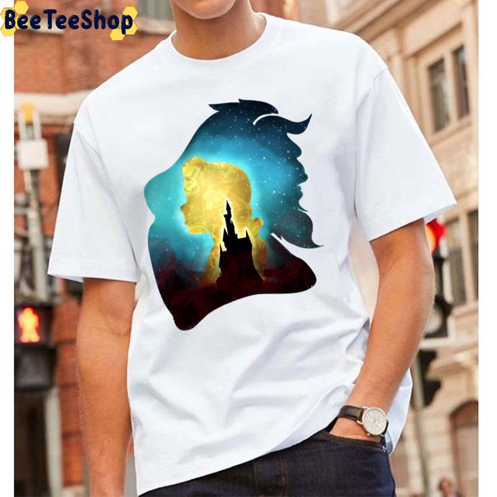 Galaxy Sky Art Beauty And The Beast Unisex T-Shirt Galaxy Sky Art Beauty And The Beast Unisex T-Shirt