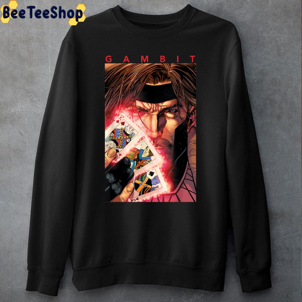 Gambi Glowing Cards Graphic X Men Unisex T-Shirt Gambi Glowing Cards Graphic X Men Unisex T-Shirt