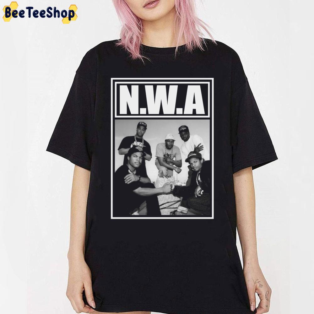 Gangsta Nwa Rap Black White Art Unisex T-Shirt Gangsta Nwa Rap Black White Art Unisex T-Shirt