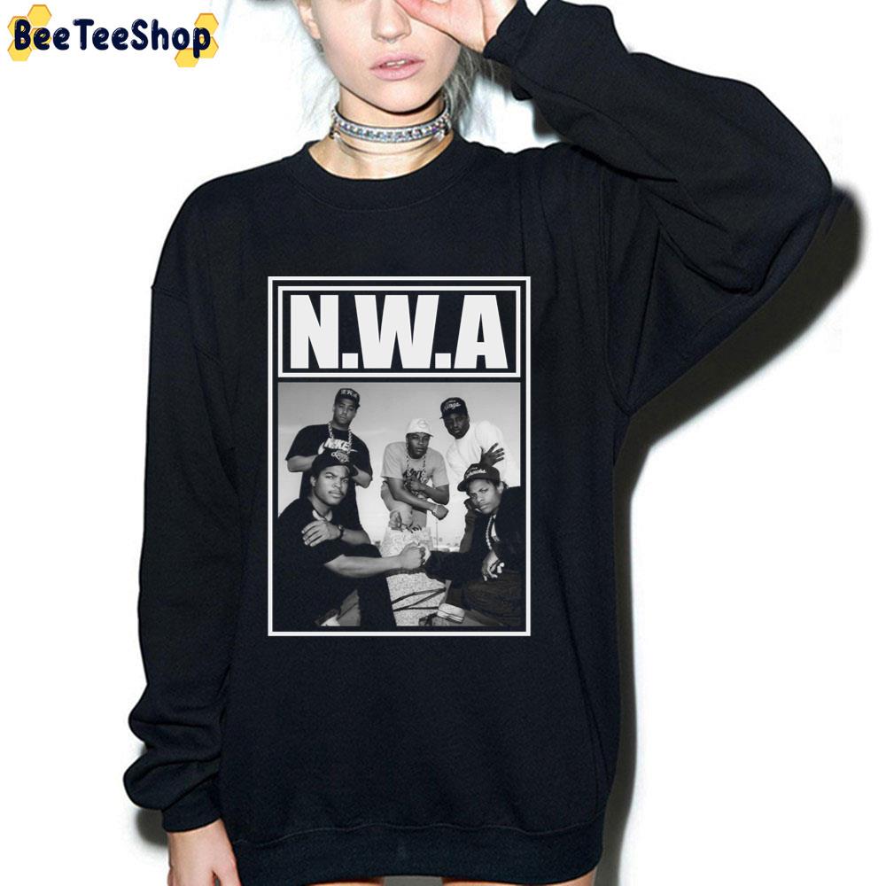 Gangsta Nwa Rap Black White Art Unisex T-Shirt Gangsta Nwa Rap Black White Art Unisex T-Shirt