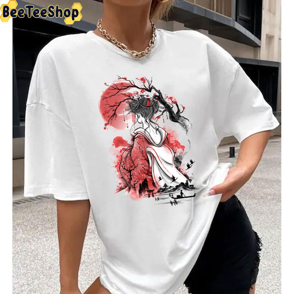 Geisha Dream Japan Art Unisex T-Shirt Geisha Dream Japan Art Unisex T-Shirt