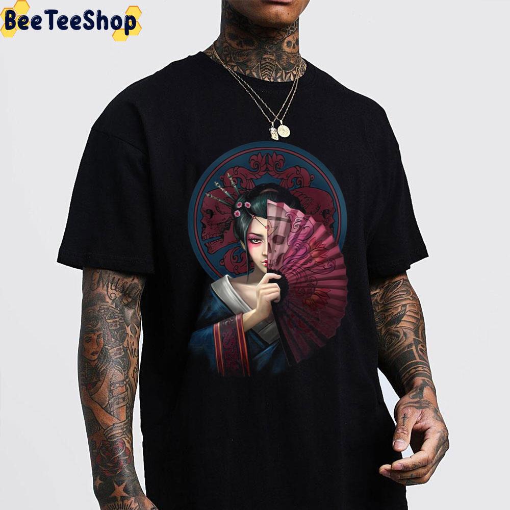 Geisha Warrior Art Unisex T-Shirt Geisha Warrior Art Unisex T-Shirt