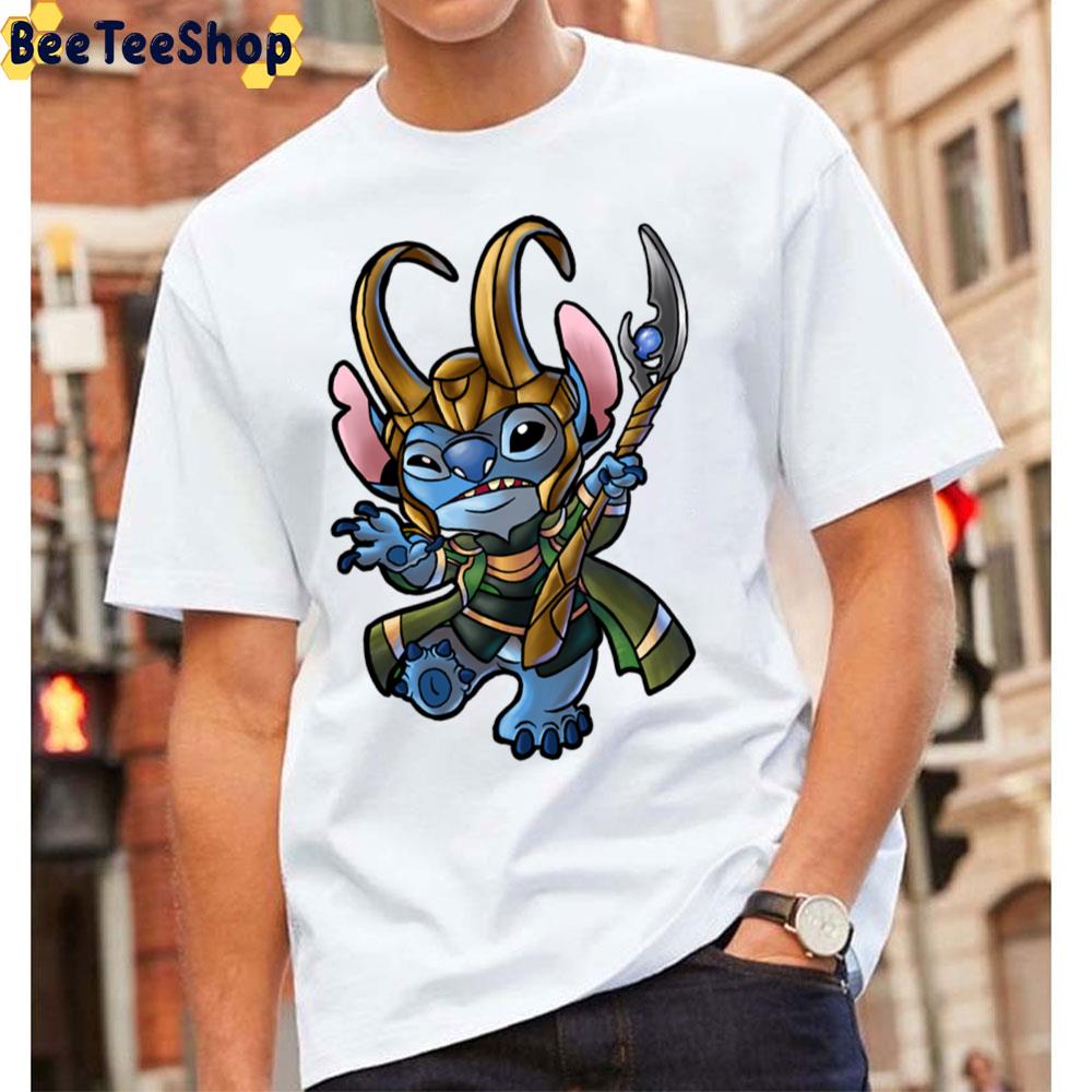 God Of Mischief Loki Stitch Unisex T-Shirt God Of Mischief Loki Stitch Unisex T-Shirt