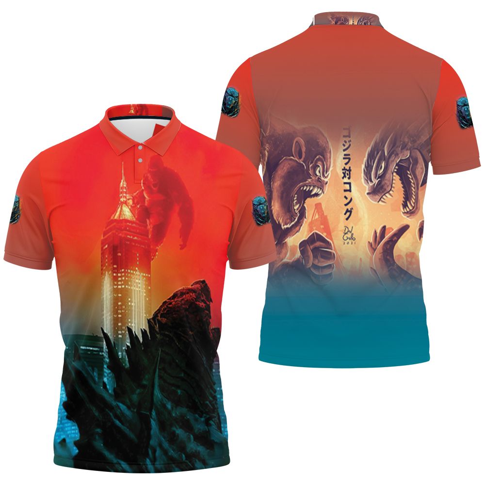Godzilla Vs Kong Finding The King Of The World Godzilla Vs Kong Polo Shirt All Over Print Shirt 3d T-shirt Godzilla Vs Kong Finding The King Of The World Godzilla Vs Kong Polo Shirt All Over Print Shirt 3d T-shirt