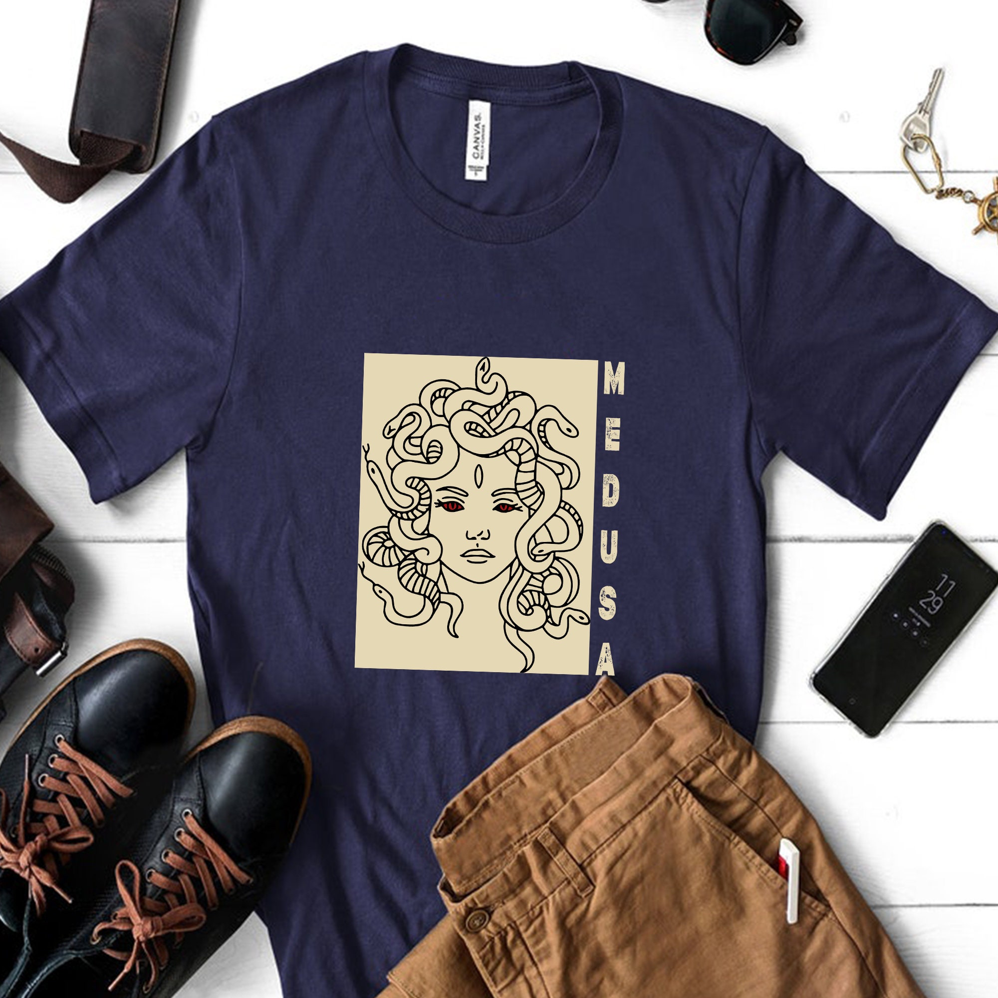 Gorgona Medusa Vintage Art Unisex Sweatshirt Gorgona Medusa Vintage Art Unisex Sweatshirt