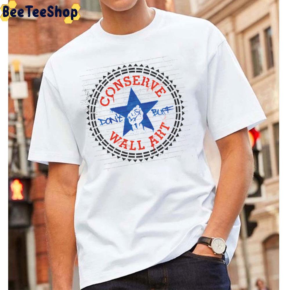 Graffiti All Stars Converse Wall Art Unisex T-Shirt Graffiti All Stars Converse Wall Art Unisex T-Shirt