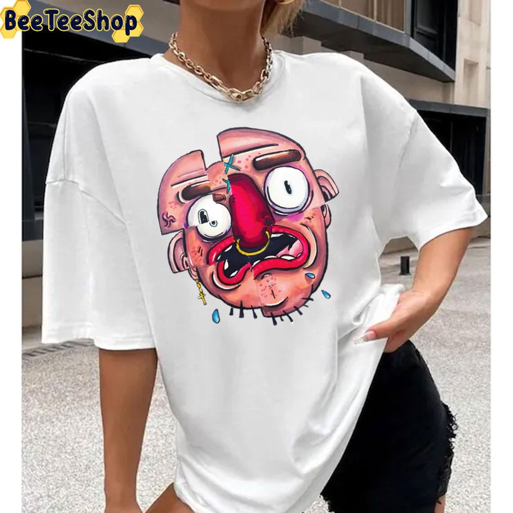 Graffiti Art Face Doodle Cartoon Unisex T-Shirt Graffiti Art Face Doodle Cartoon Unisex T-Shirt