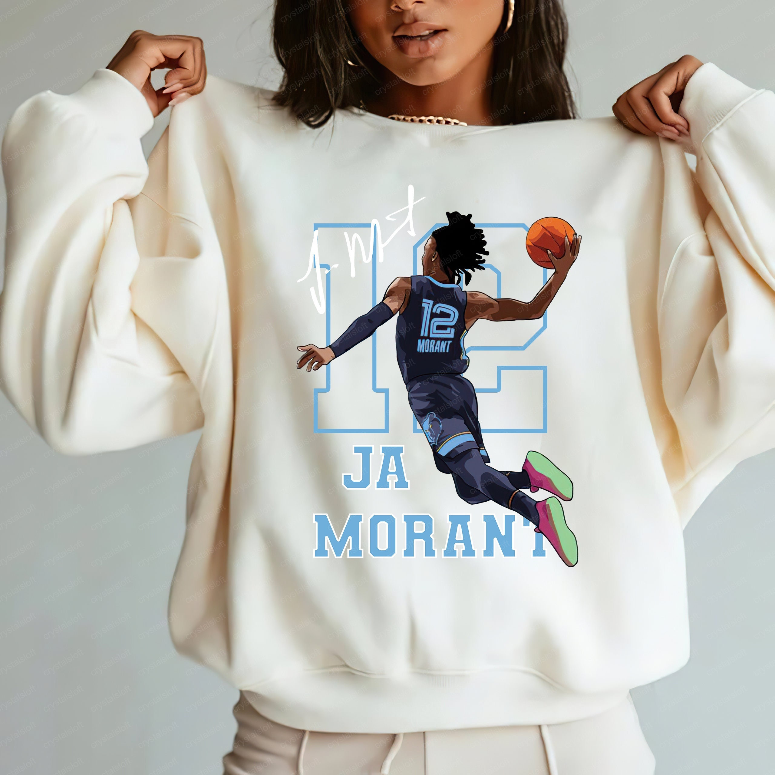 Graphic 12 Ja Morant Dunk Memphis Grizzlies Basketball Unisex T-Shirt Graphic 12 Ja Morant Dunk Memphis Grizzlies Basketball Unisex T-Shirt