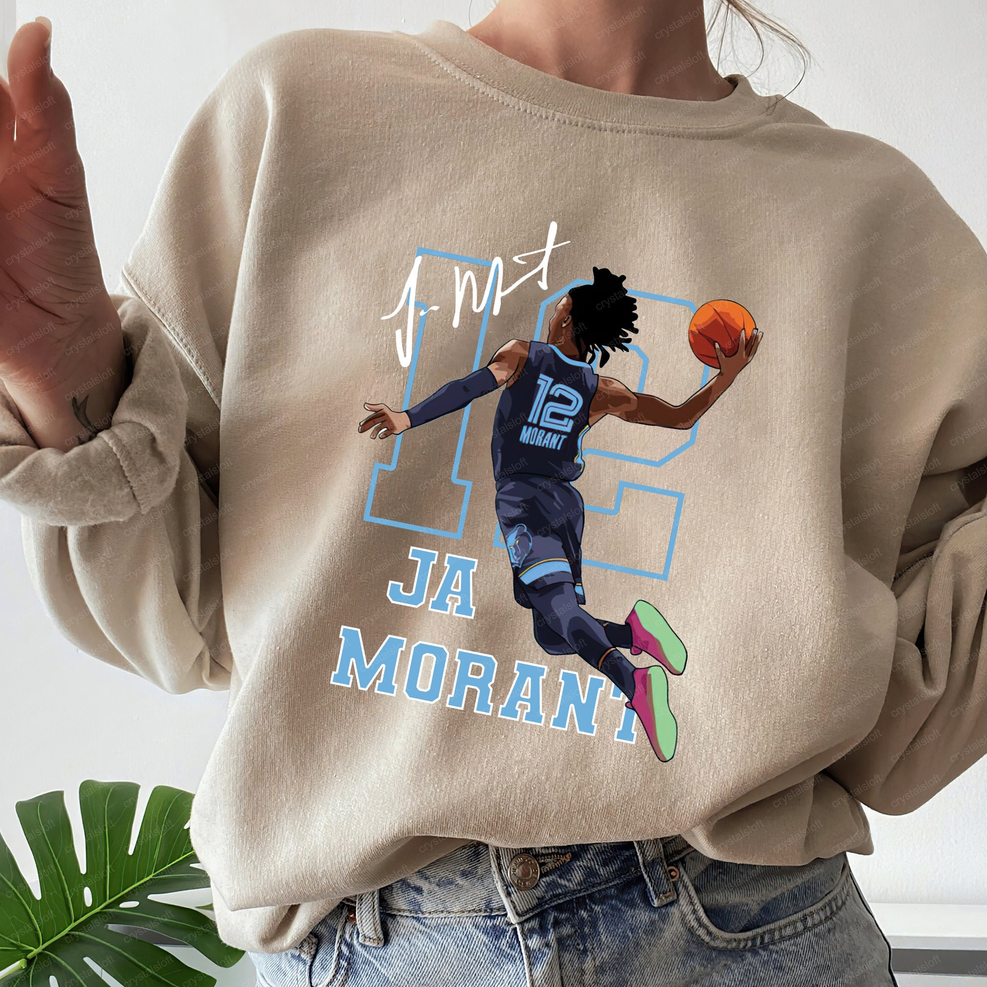 Graphic 12 Ja Morant Dunk Memphis Grizzlies Basketball Unisex T-Shirt Graphic 12 Ja Morant Dunk Memphis Grizzlies Basketball Unisex T-Shirt