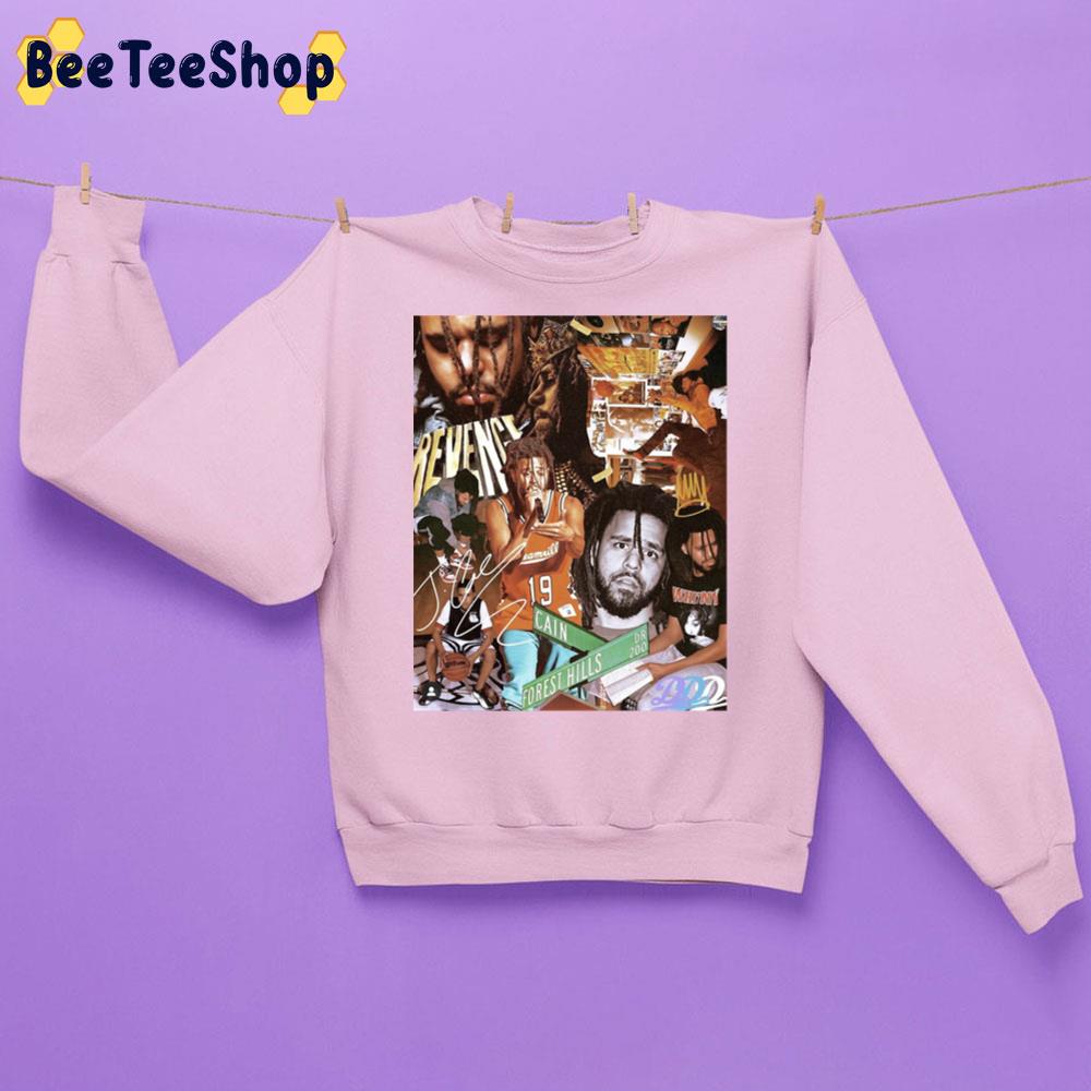 Graphic Fan Art J Cole Rapper Unisex Sweatshirt Graphic Fan Art J Cole Rapper Unisex Sweatshirt