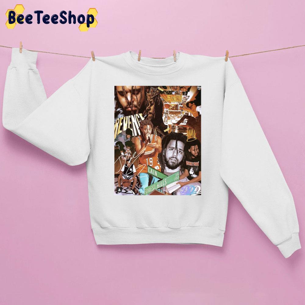 Graphic Fan Art J Cole Rapper Unisex Sweatshirt Graphic Fan Art J Cole Rapper Unisex Sweatshirt