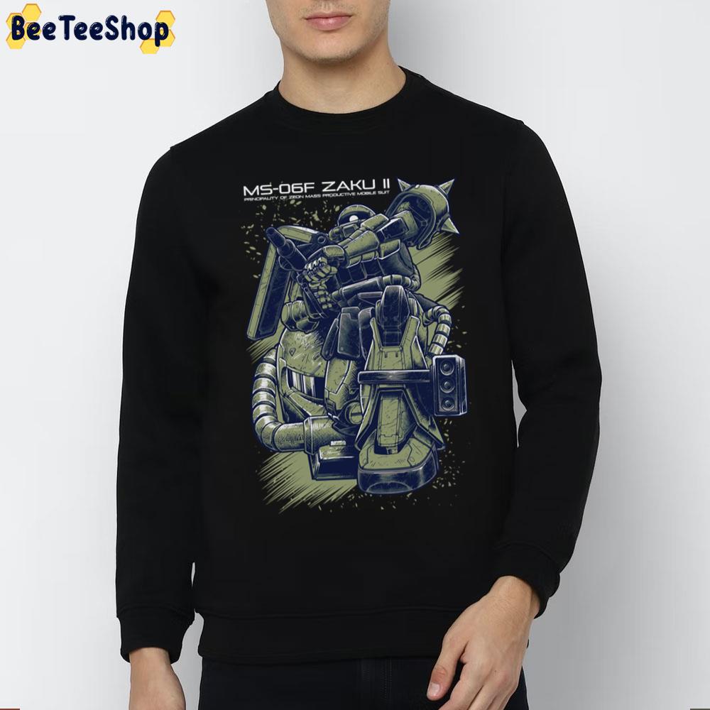 Green Art Zaku Ms-06f Zaku Ii Unisex T-Shirt Green Art Zaku Ms-06f Zaku Ii Unisex T-Shirt