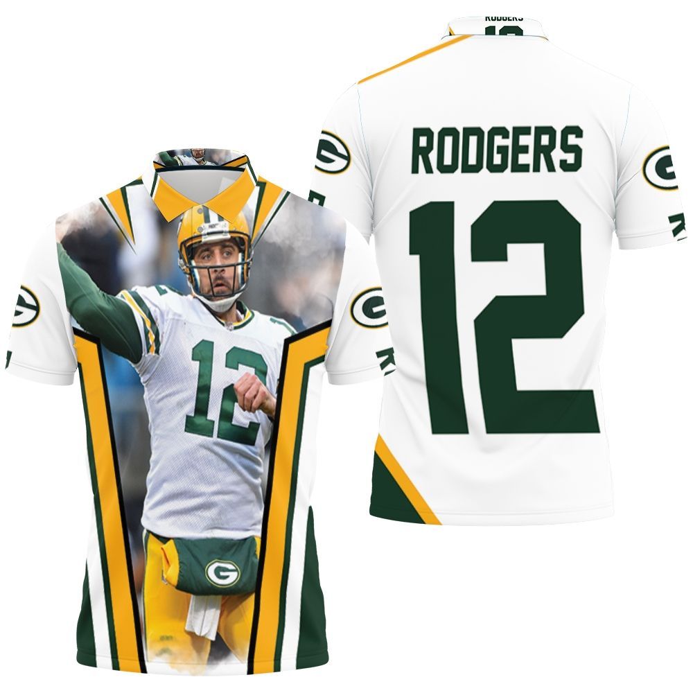 Green Bay Packer Aaron Rodgers Legendary Polo Shirt All Over Print Shirt 3d T-shirt Green Bay Packer Aaron Rodgers Legendary Polo Shirt All Over Print Shirt 3d T-shirt
