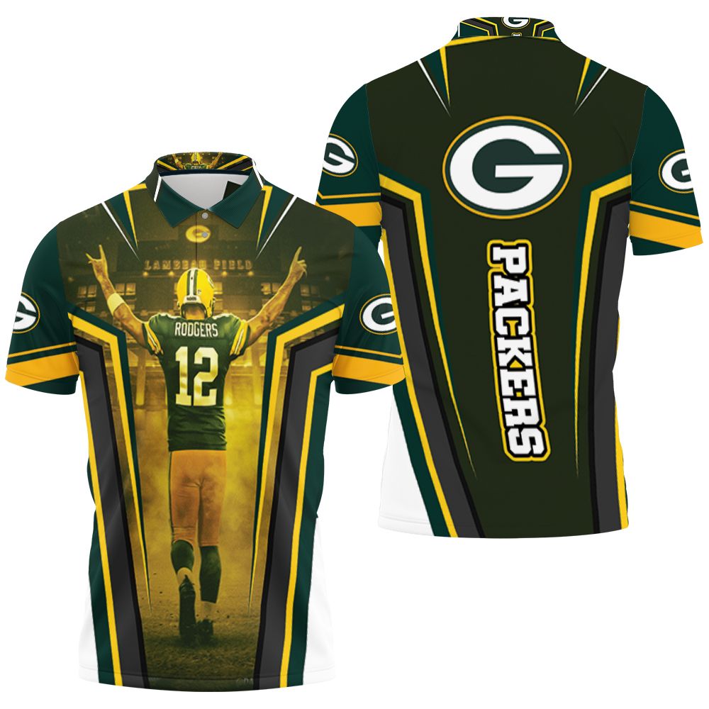 Green Bay Packers Aaron Rodgers 12 For Fans Polo Shirt All Over Print Shirt 3d T-shirt Green Bay Packers Aaron Rodgers 12 For Fans Polo Shirt All Over Print Shirt 3d T-shirt