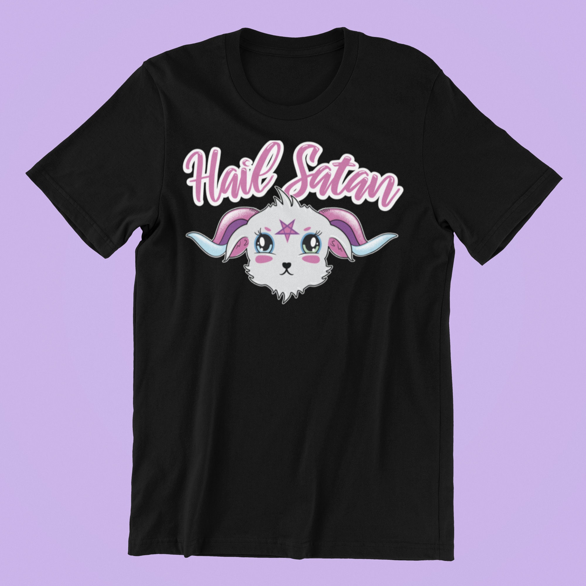 Hail Satan Pastel Goth Unisex T-Shirt Hail Satan Pastel Goth Unisex T-Shirt