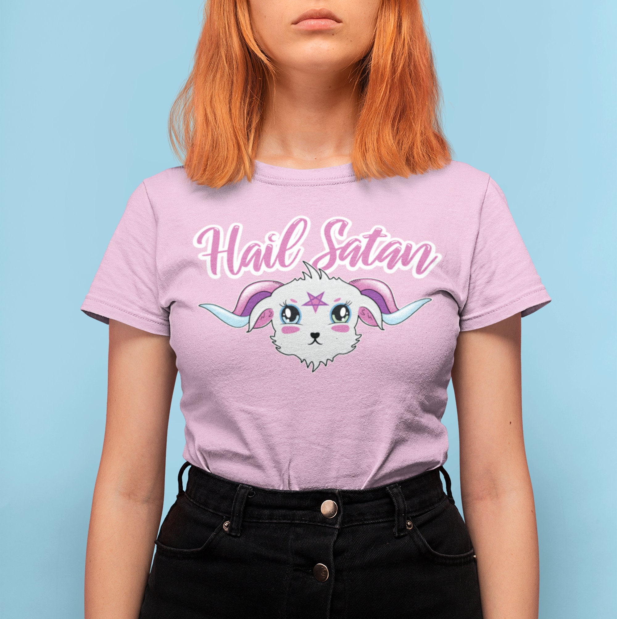 Hail Satan Pastel Goth Unisex T-Shirt Hail Satan Pastel Goth Unisex T-Shirt