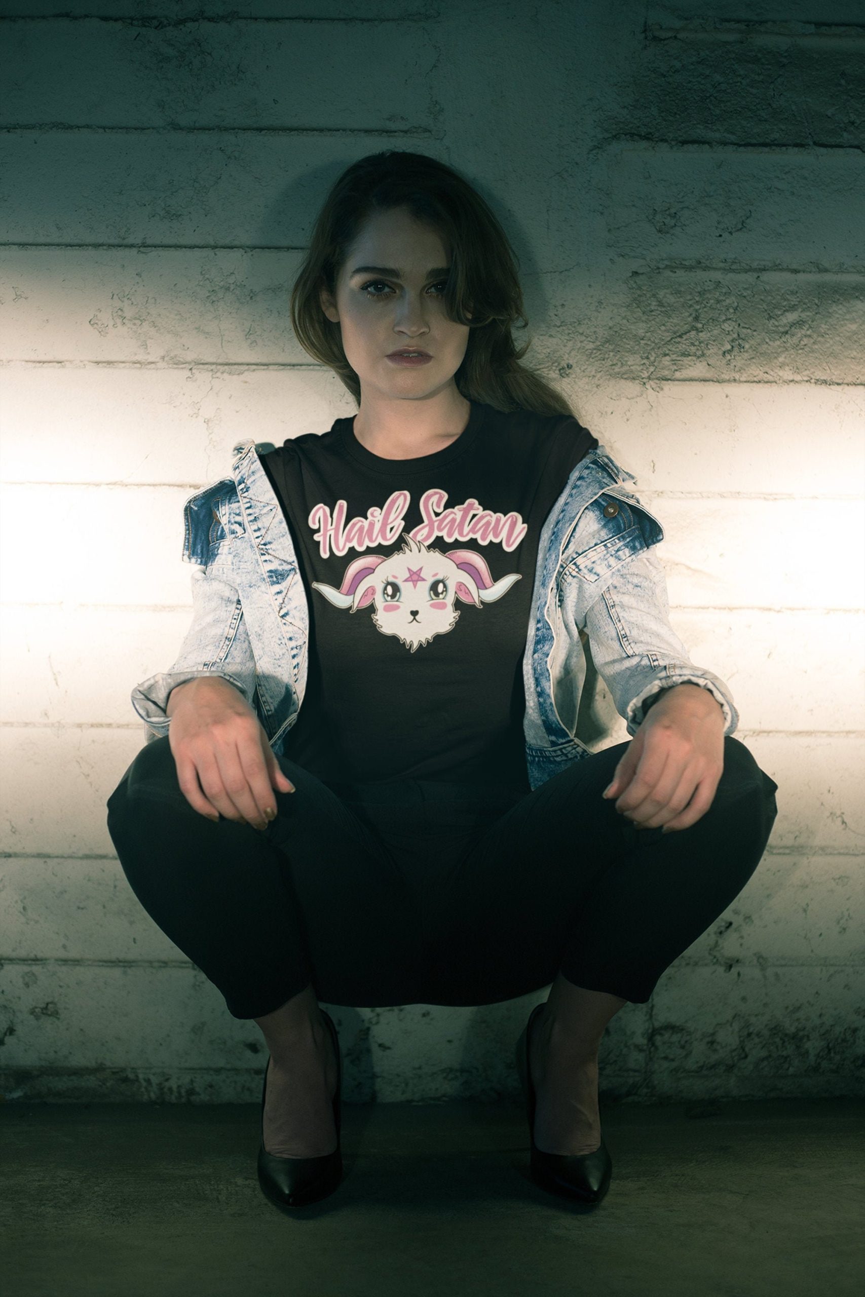 Hail Satan Pastel Goth Unisex T-Shirt Hail Satan Pastel Goth Unisex T-Shirt