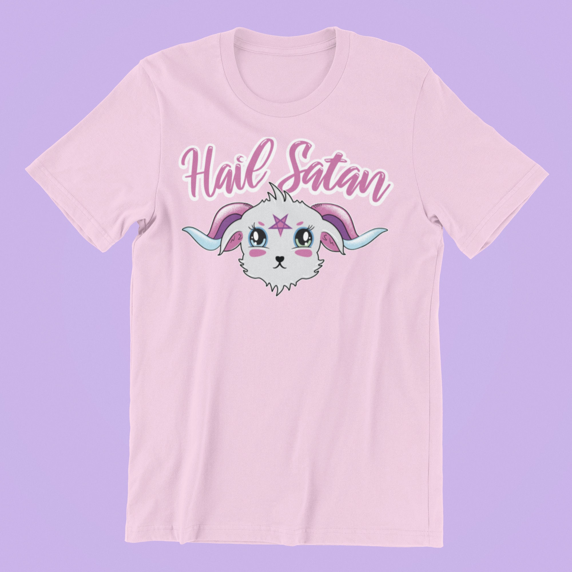 Hail Satan Pastel Goth Unisex T-Shirt Hail Satan Pastel Goth Unisex T-Shirt