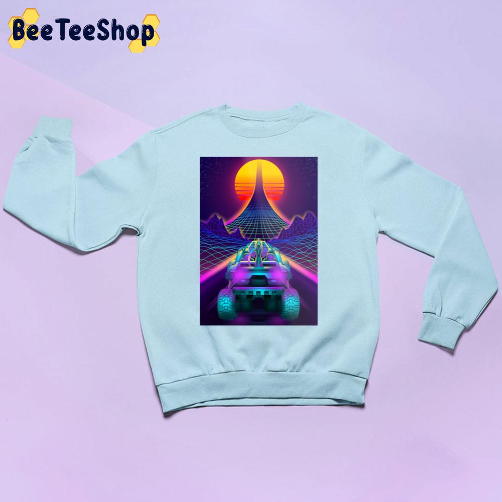 Halo Ring Quot Outrun Retrowave Warthog Quot Game Unisex Sweatshirt Halo Ring Quot Outrun Retrowave Warthog Quot Game Unisex Sweatshirt