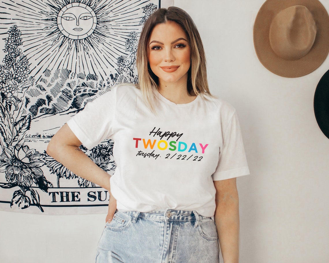 Happy Twosday Teacher February 22nd 2-22-2022 Unisex T-Shirt Happy Twosday Teacher February 22nd 2-22-2022 Unisex T-Shirt