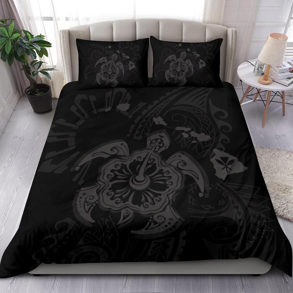 Hawaii Hibiscus Turtle Map Gray Cotton Bedding Sets Hawaii Hibiscus Turtle Map Gray Cotton Bedding Sets