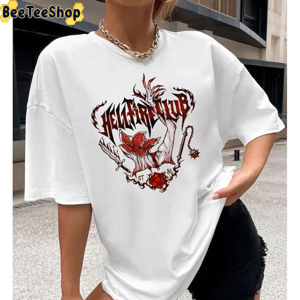 Hellfire Club Demogorgon Stranger Things 4 2022 Unisex T-Shirt Hellfire Club Demogorgon Stranger Things 4 2022 Unisex T-Shirt