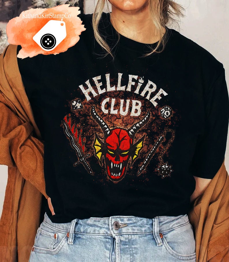Hellfire Club Stranger Things 4 Dungeons And Dragons Unisex T-Shirt Hellfire Club Stranger Things 4 Dungeons And Dragons Unisex T-Shirt
