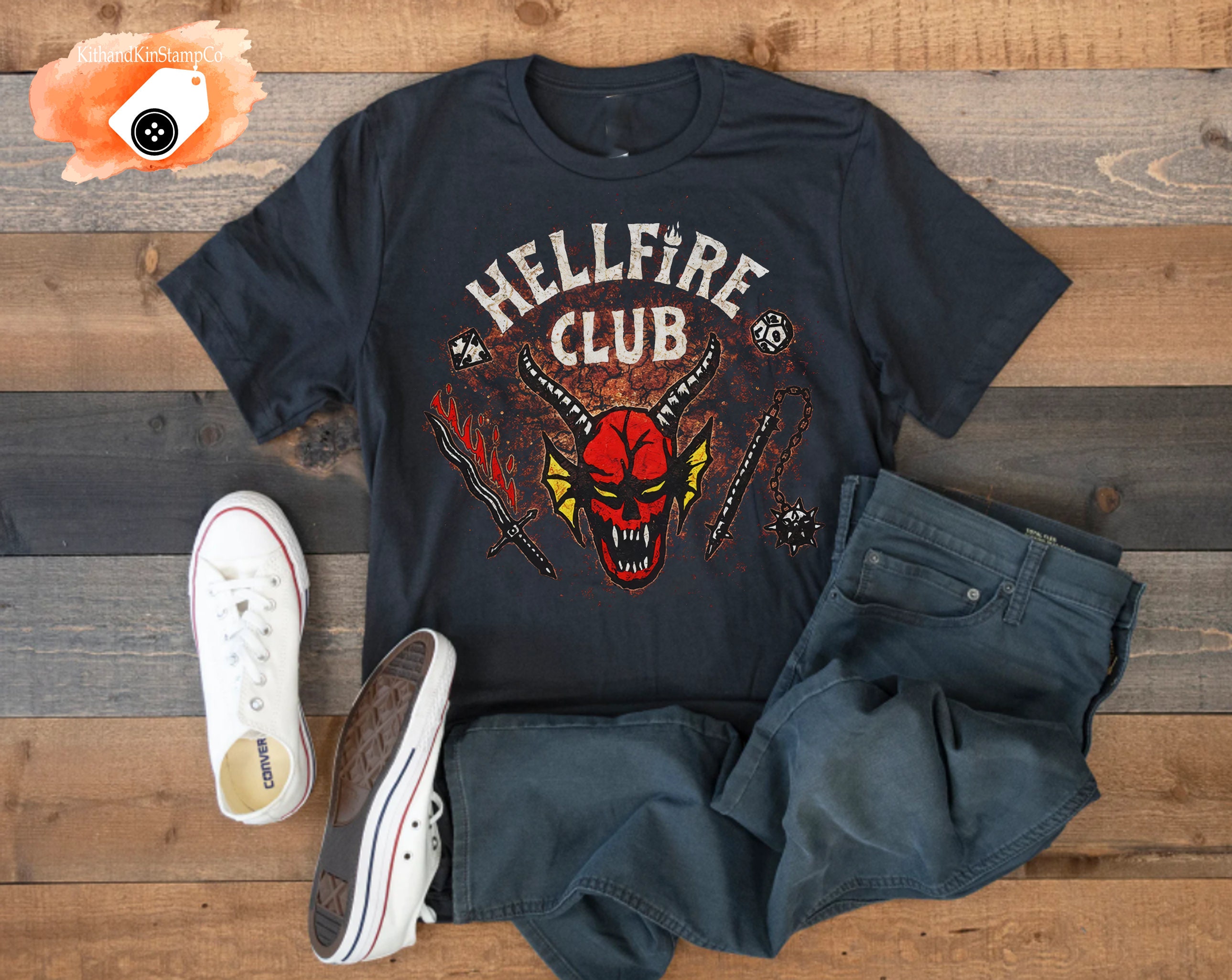 Hellfire Club Stranger Things 4 Dungeons And Dragons Unisex T-Shirt