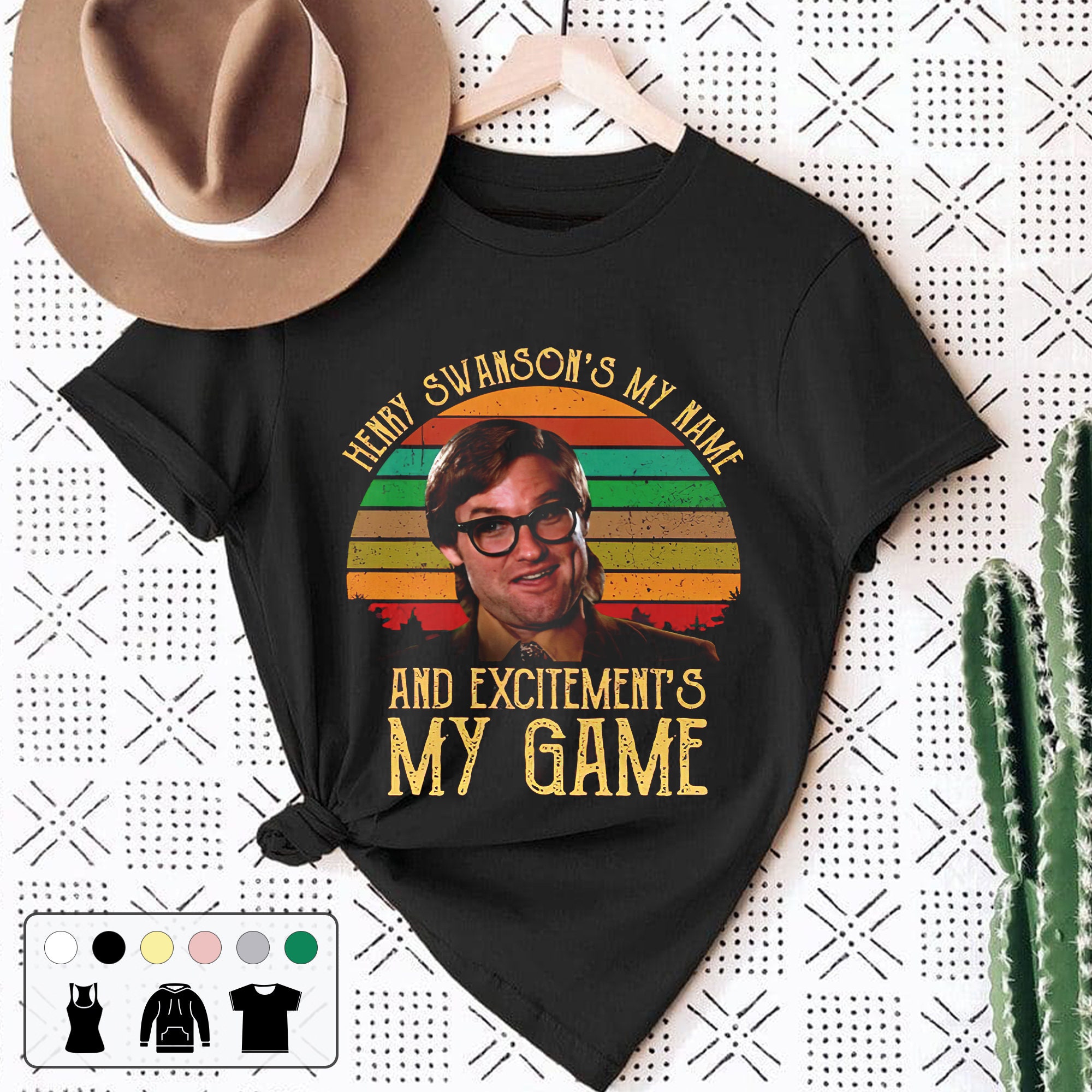 Henry Swanson's My Name And Excitements My Game Vintage Unisex T-Shirt Henry Swanson's My Name And Excitements My Game Vintage Unisex T-Shirt
