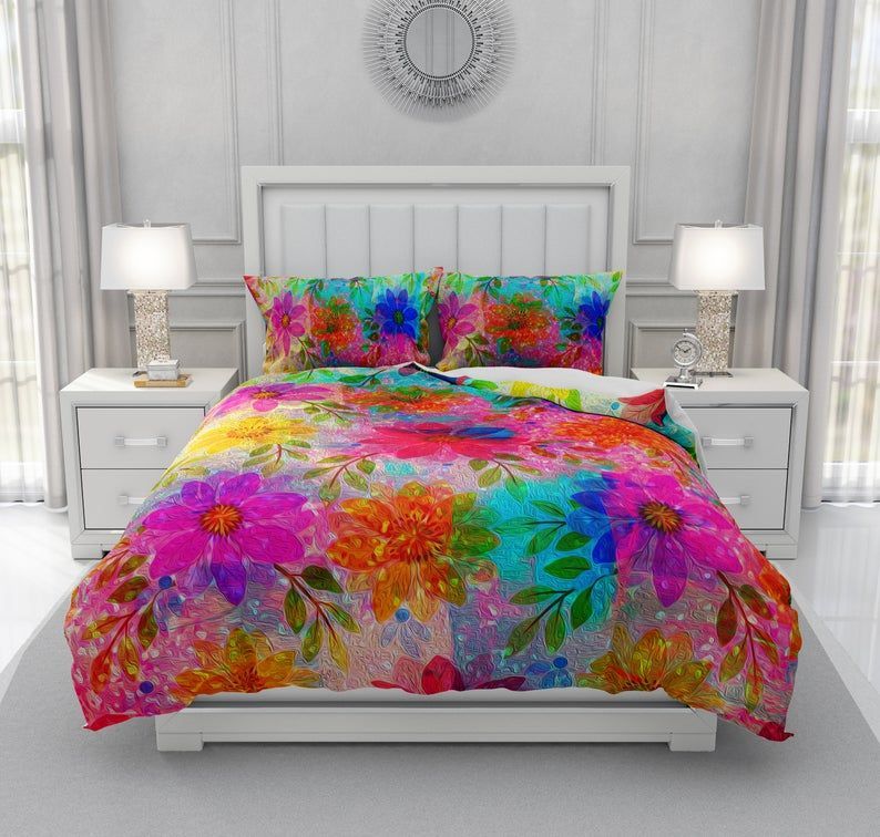 Hippie Floral Cotton Bedding Sets Hippie Floral Cotton Bedding Sets