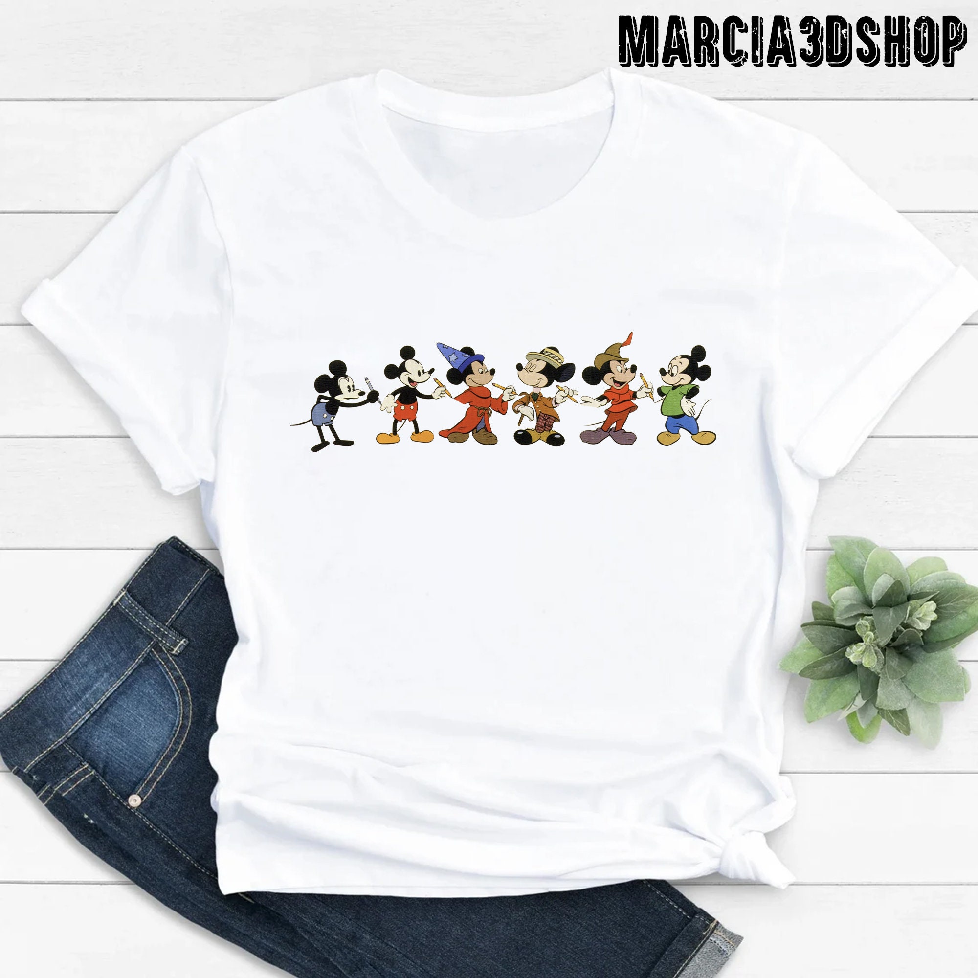 History Of Mickey Disneyworld Unisex T-Shirt History Of Mickey Disneyworld Unisex T-Shirt