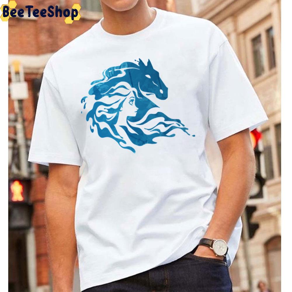 Horse Inspired Silhouette Frozen Unisex T-Shirt Horse Inspired Silhouette Frozen Unisex T-Shirt