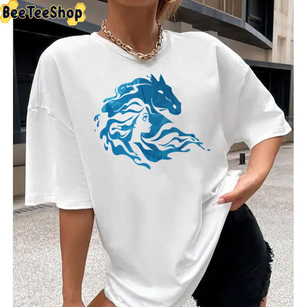 Horse Inspired Silhouette Frozen Unisex T-Shirt Horse Inspired Silhouette Frozen Unisex T-Shirt