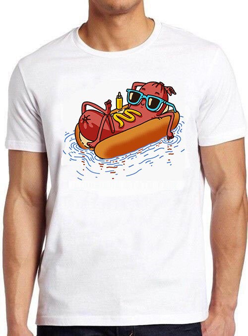 Hot Dog Swimming Pool Unisex T-Shirt Hot Dog Swimming Pool Unisex T-Shirt