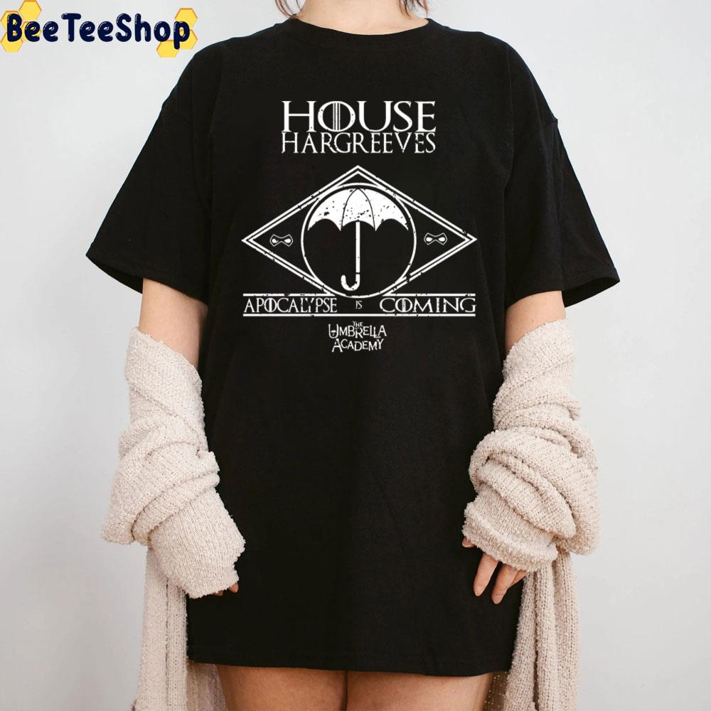 House Hargreeves Apocalypse Is Coming The Umbrella Academy Season 3 Movie Unisex T-Shirt House Hargreeves Apocalypse Is Coming The Umbrella Academy Season 3 Movie Unisex T-Shirt
