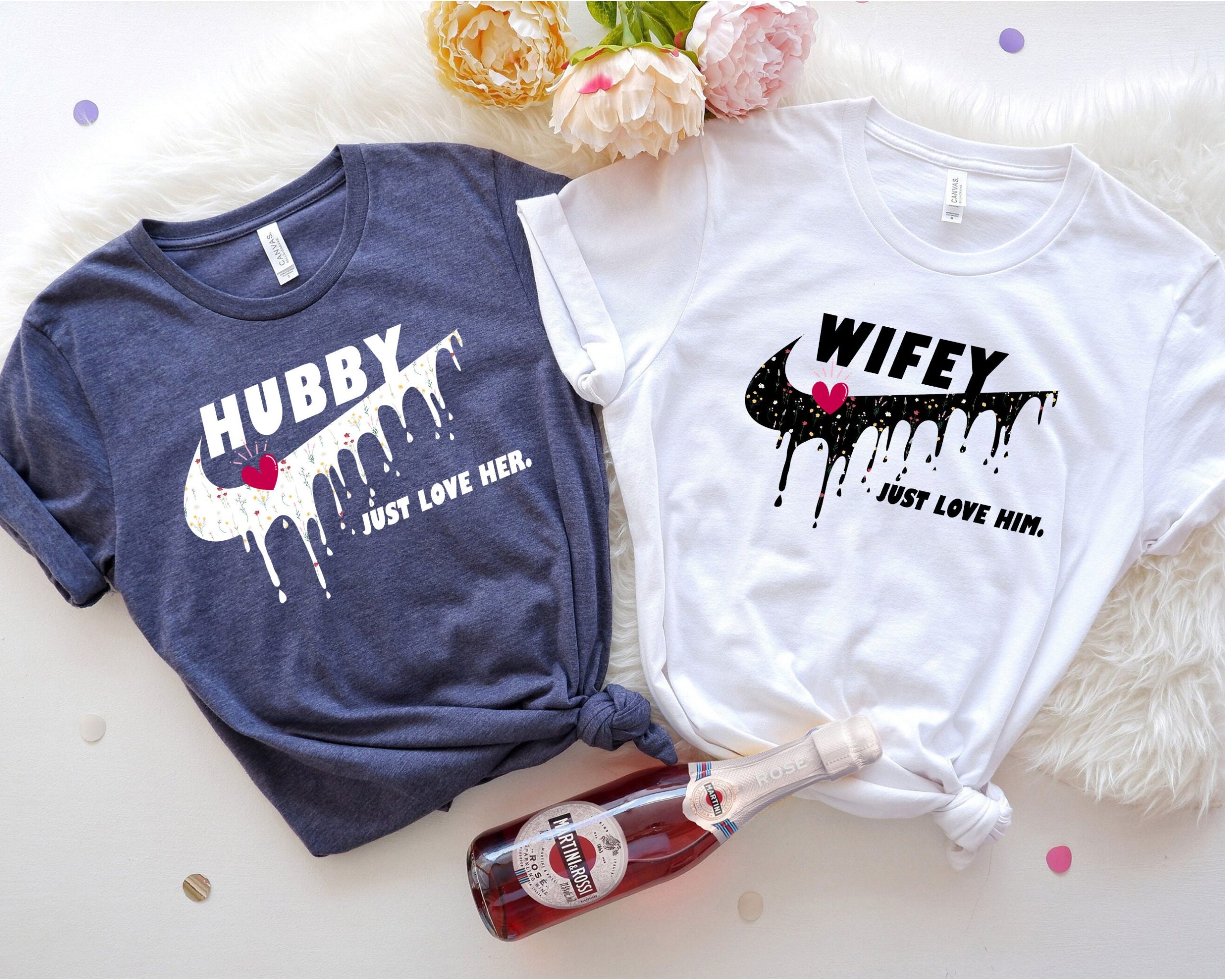 Hubby Wifey Just Love Her Nike Unisex T-Shirt Hubby Wifey Just Love Her Nike Unisex T-Shirt