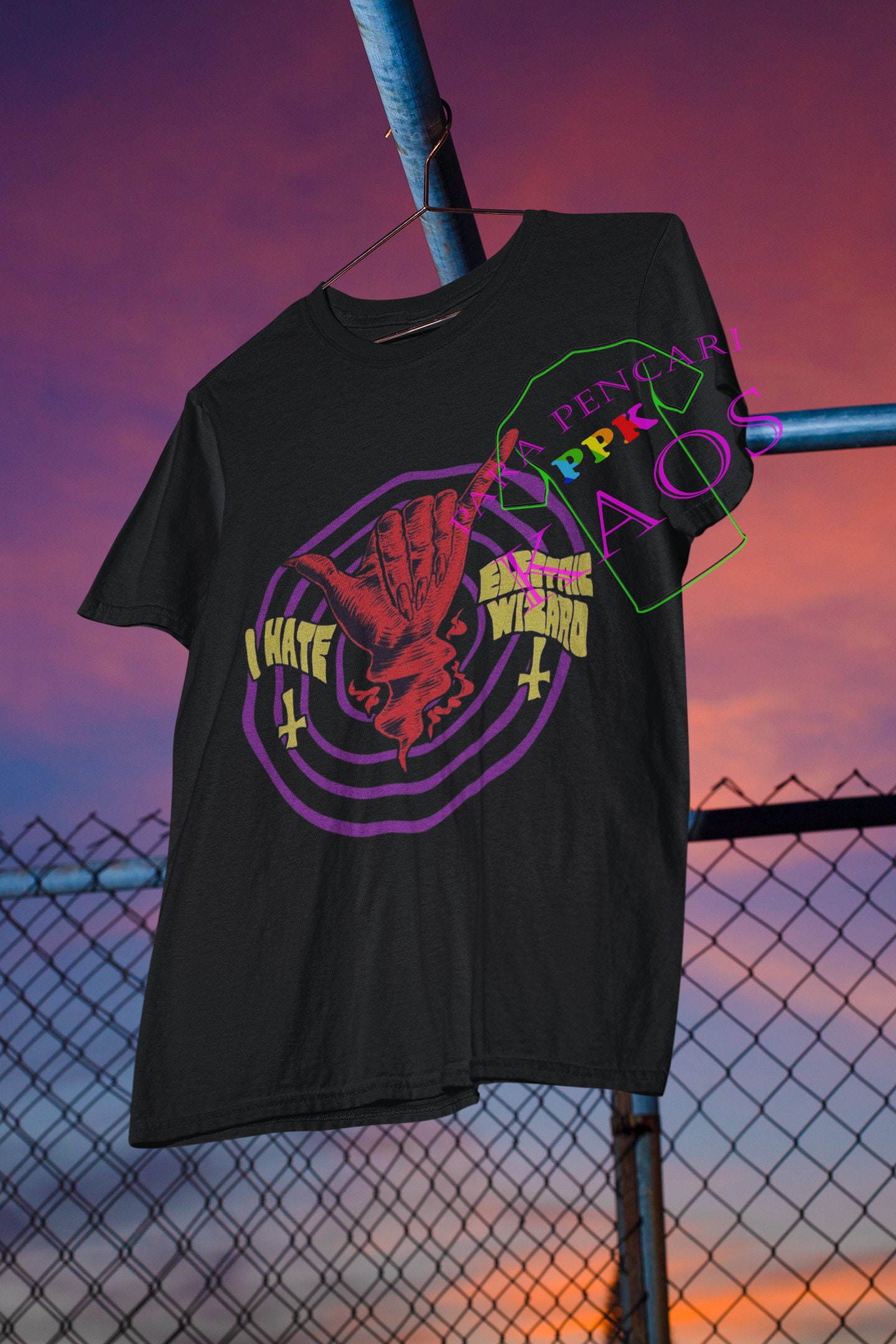 I Hate Electric Wizard Art Unisex T-Shirt I Hate Electric Wizard Art Unisex T-Shirt