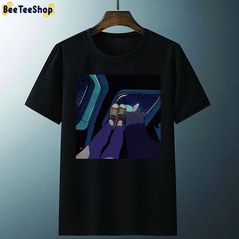 In The Car Night Graphic Converse Unisex T-Shirt In The Car Night Graphic Converse Unisex T-Shirt