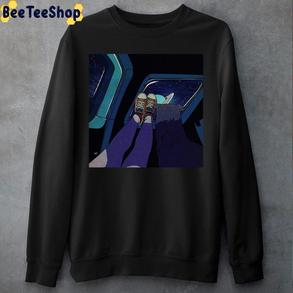 In The Car Night Graphic Converse Unisex T-Shirt In The Car Night Graphic Converse Unisex T-Shirt