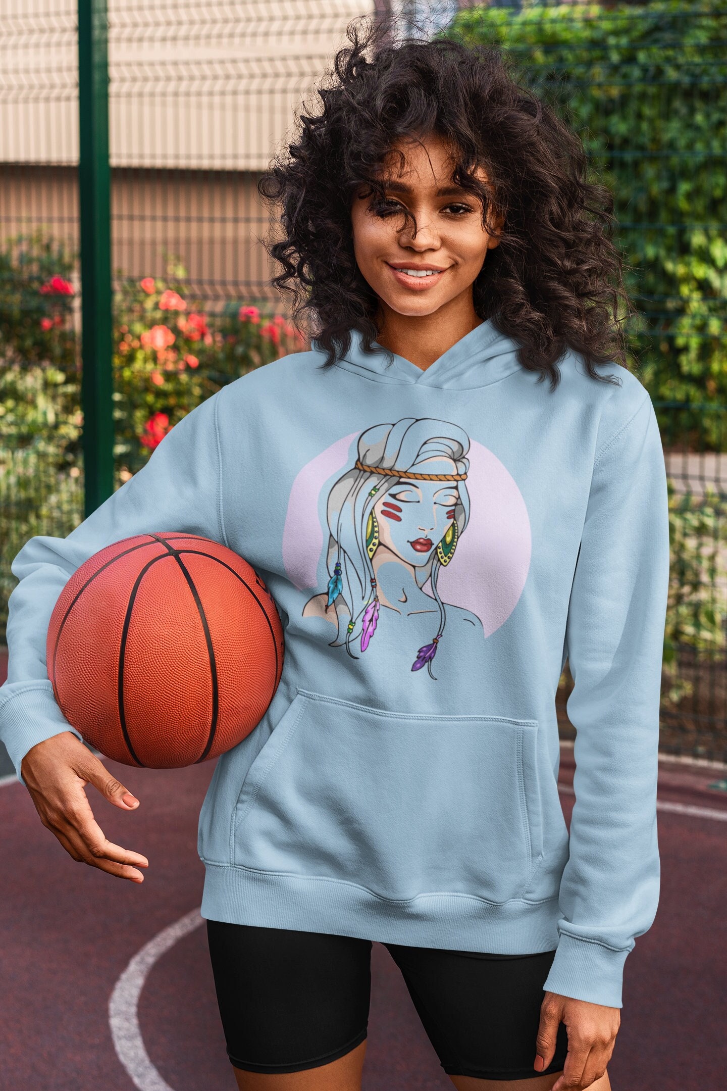 Indian Girl Apache Gold Tribal Native Unisex Hoodie Indian Girl Apache Gold Tribal Native Unisex Hoodie