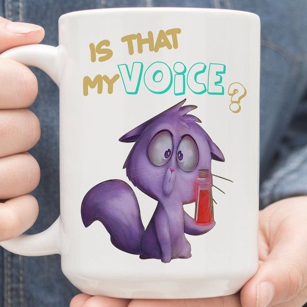 Is That My Voice Premium Sublime Ceramic Coffee Mug White Is That My Voice Premium Sublime Ceramic Coffee Mug White