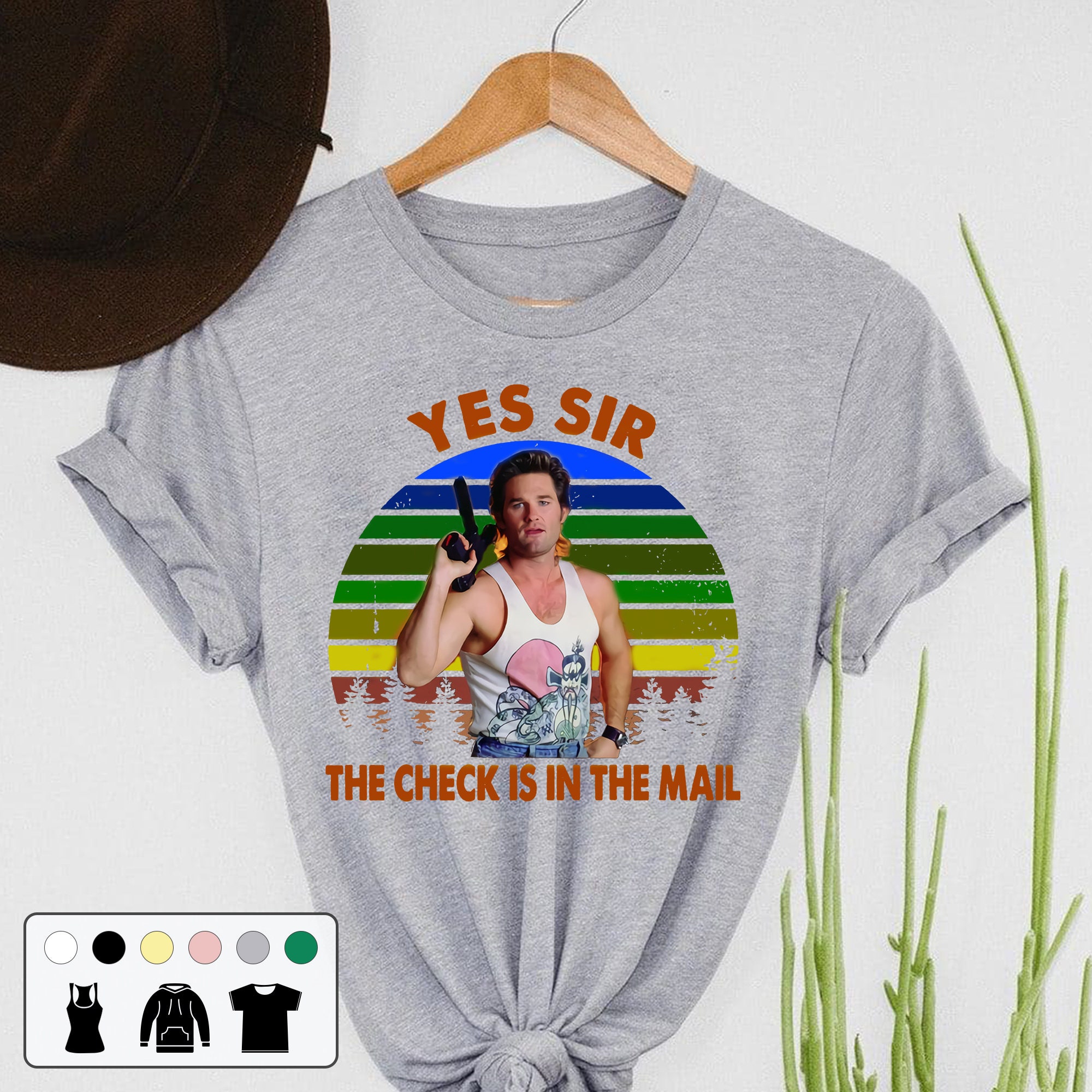 Jack Burton Yes Sir The Check Is In The Mail Vintage Unisex T-Shirt Jack Burton Yes Sir The Check Is In The Mail Vintage Unisex T-Shirt